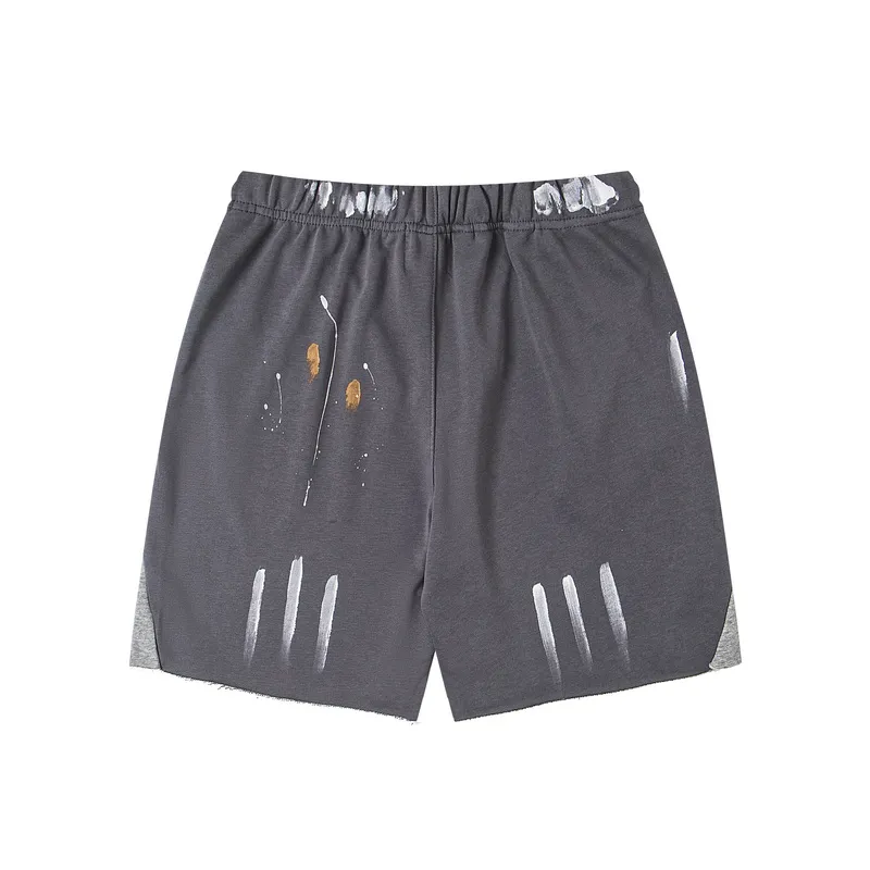GD01# P144 S-XL Gallery Dept American fashion brand high-quality hand-painted splash-ink stitching casual loose shorts
